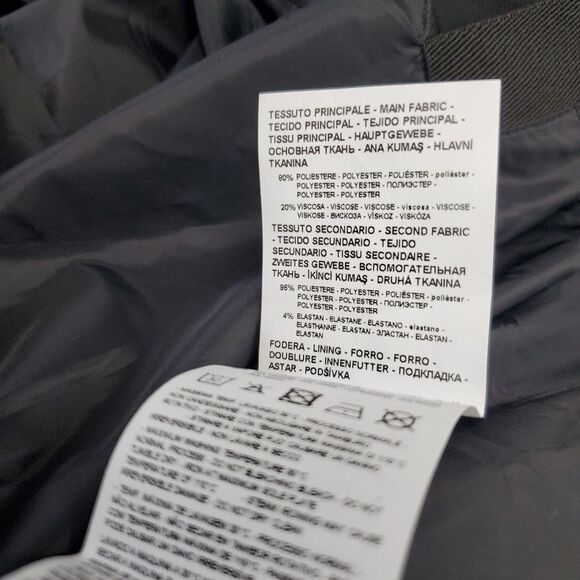 EMPORIO ARMANI Over Jacket Matrix Full Zip Up Out Pockets Lined Long Sleeve Mens - Picture 10 of 10